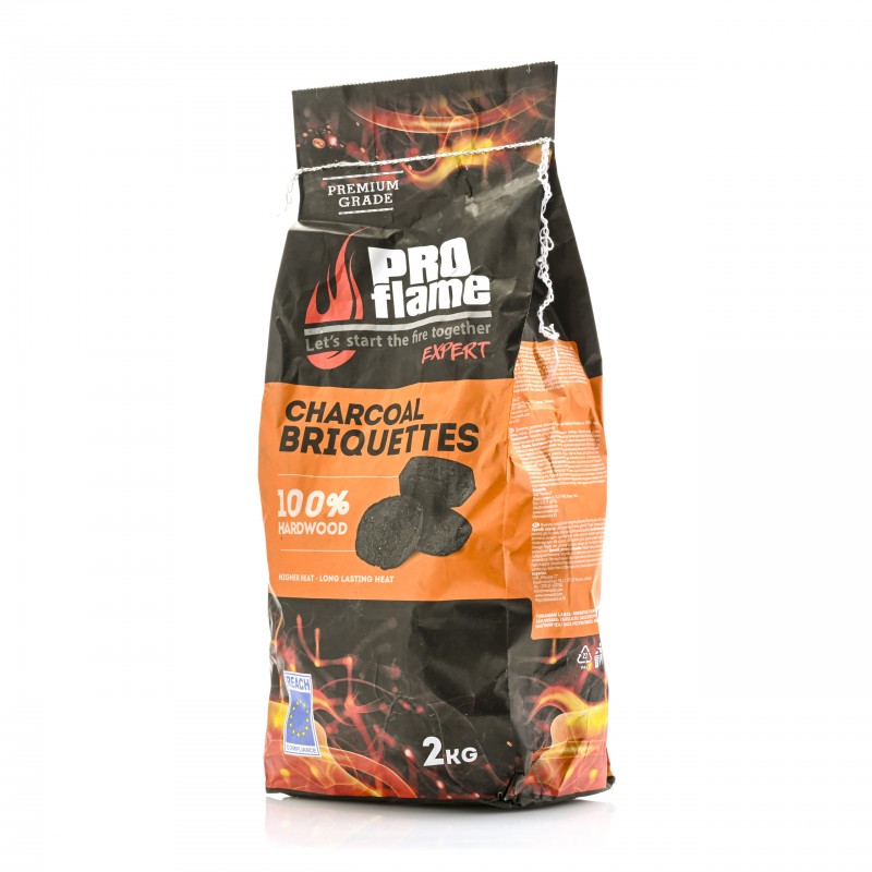 Profesionalūs kietmedžio medienos, presuoti briketai